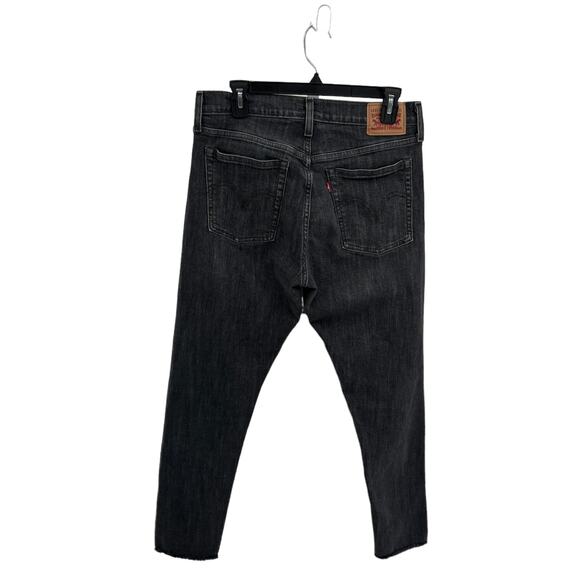 Levi's Raven's Wing Charcoal Gray Wedgie Skinny Jeans - Picture 6 of 10